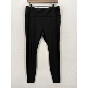 Duluth Trading Co Black High-Waist Performance Leggings